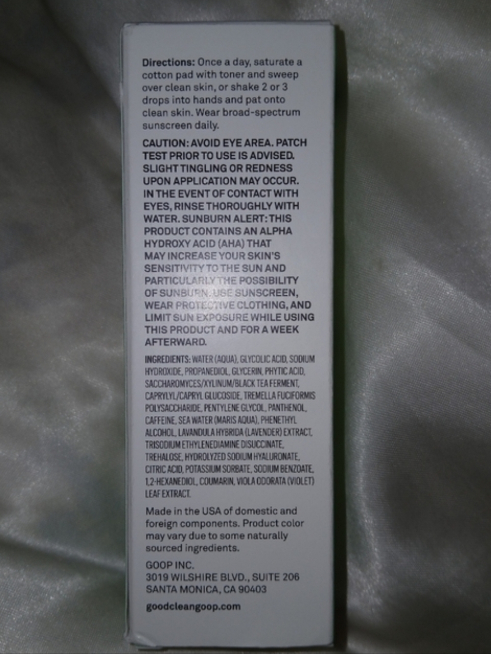 goop beauty The Illuminator 10% Glycolic Toner. Full Size , Sealed - Picture 3 of 5